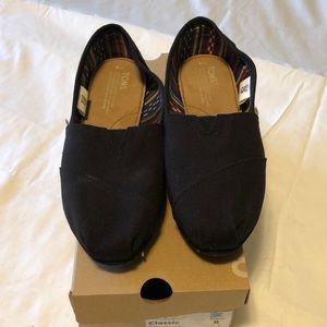 COPY - Toms Classic canvas  black on black... siz…